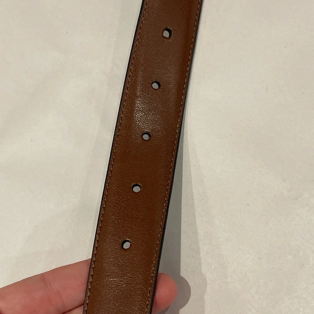 Torino Men’s Leather Belt Black Cowhide Size 46 Style 4530 Dress Casual